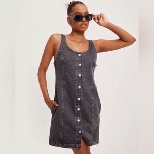 Levi’s Black Button Down Denim Mini